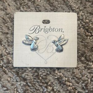 Brighton Silver Bird Earrings